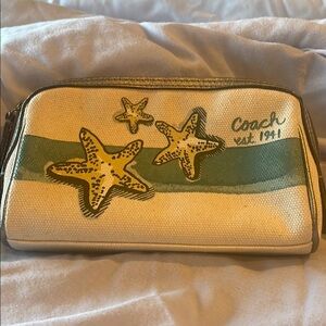 Coach Starfish Canvas Pouch